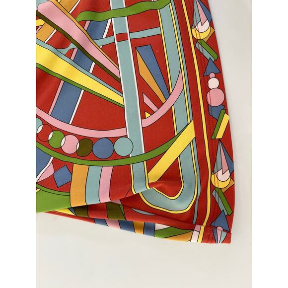 NWT CHEQUER Bloomingdales Multicolor Summertime Mini Dress Womens Size 6 - Picture 6 of 16